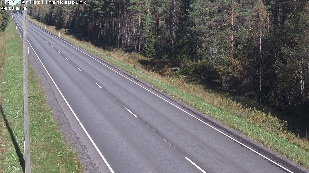 Weather Camera Image Road 8 Kristiinankaupunki Metsälä, Kristiinankaupunki, Pohjanmaa