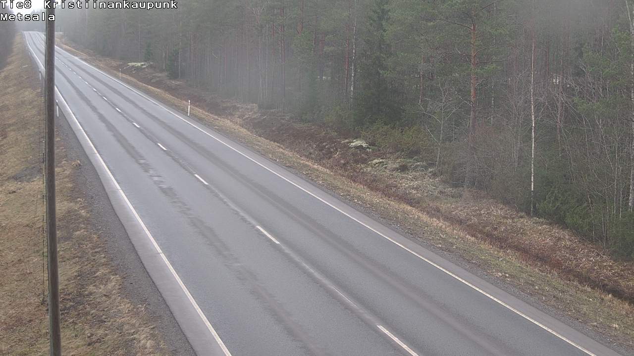 Weather Camera Image Road 8 Kristiinankaupunki Metsälä, Kristiinankaupunki, Pohjanmaa