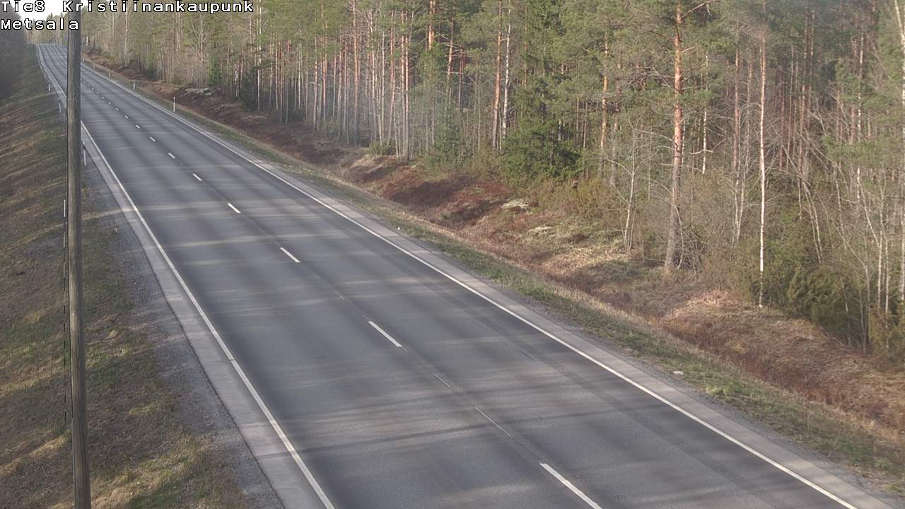 Weather Camera Image Väg 8 Kristinestad, Ömossa, Kristiinankaupunki, Pohjanmaa