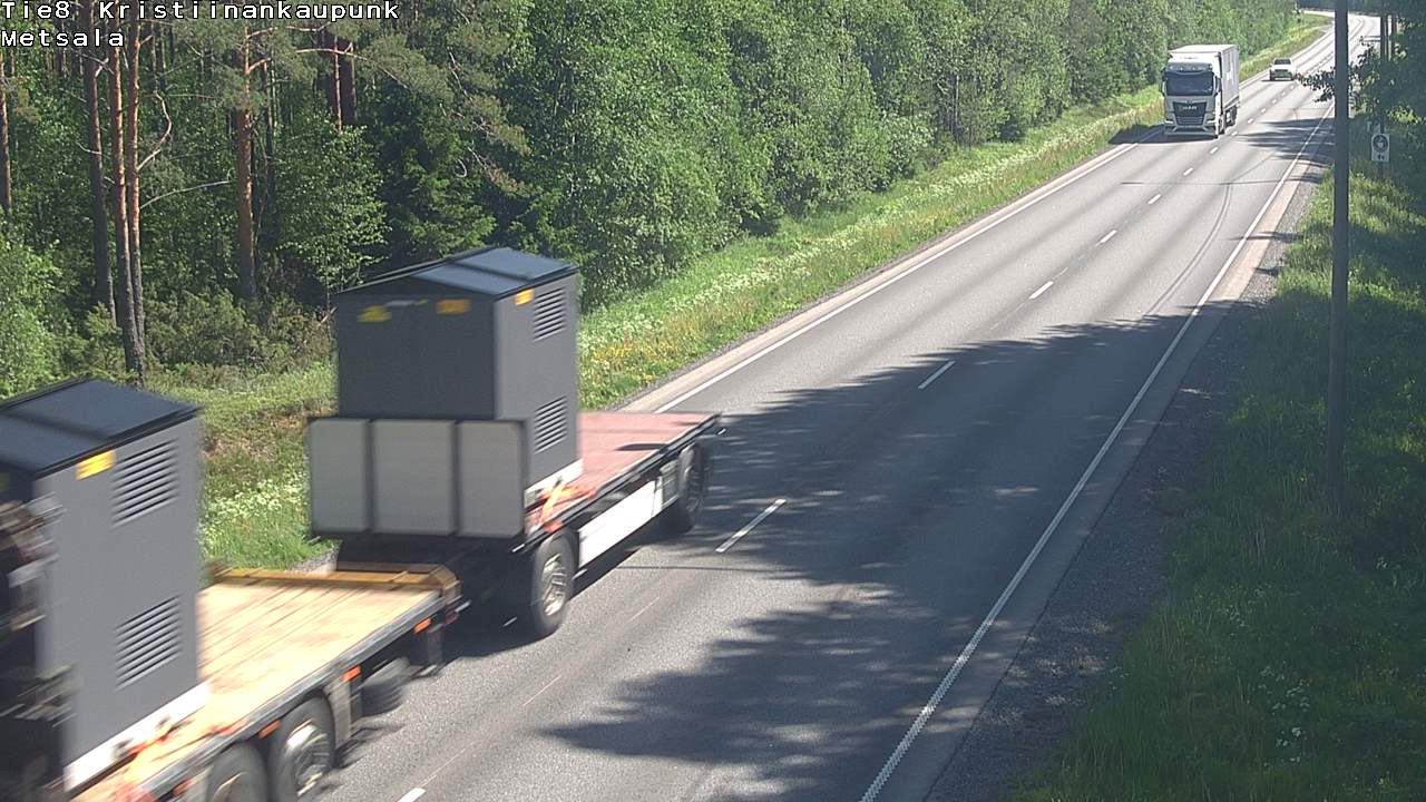 Weather Camera Image Väg 8 Kristinestad, Ömossa, Kristiinankaupunki, Pohjanmaa