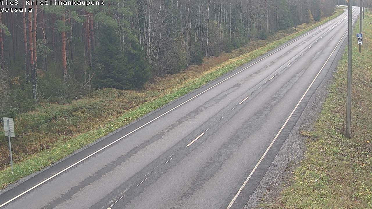 Kelikamerat Kuva Tie 8 Kristiinankaupunki, Metsälä, Kristiinankaupunki, Pohjanmaa