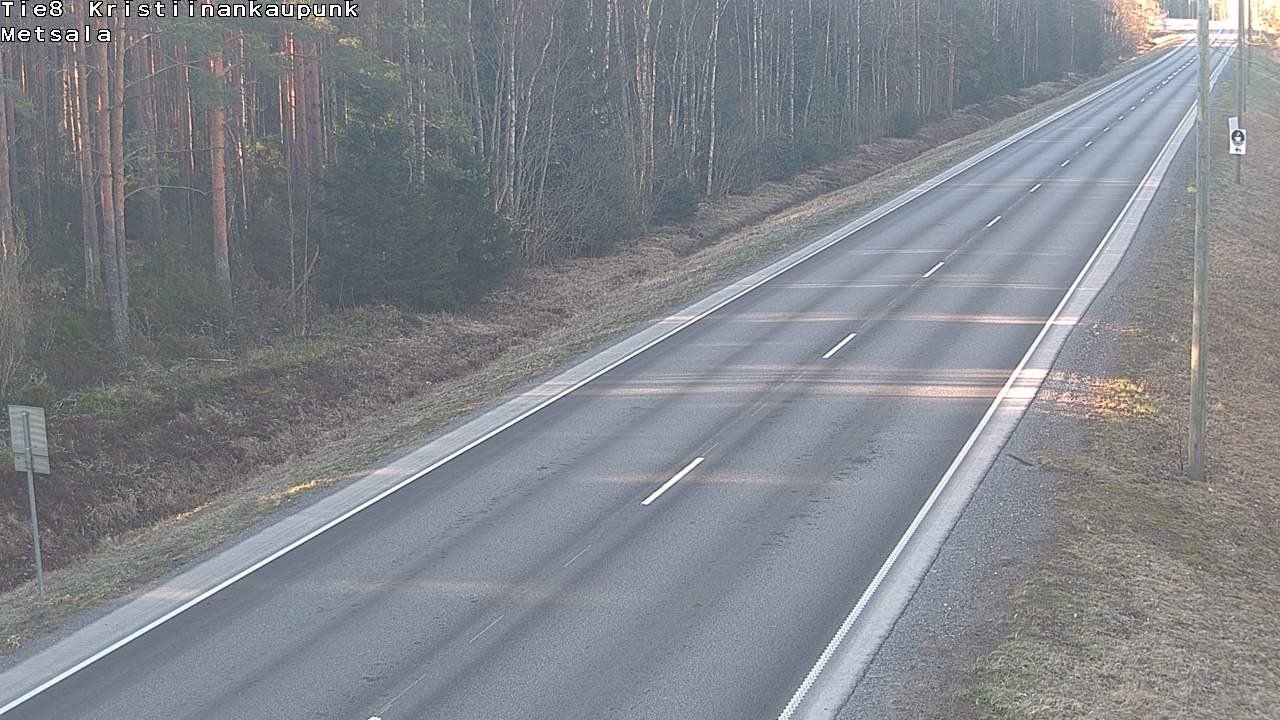 Weather Camera Image Väg 8 Kristinestad, Ömossa, Kristiinankaupunki, Pohjanmaa