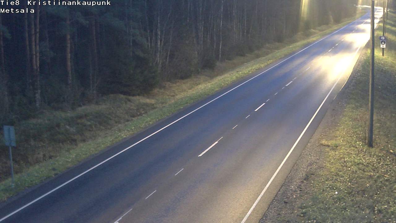 Kelikamerat Kuva Tie 8 Kristiinankaupunki, Metsälä, Kristiinankaupunki, Pohjanmaa