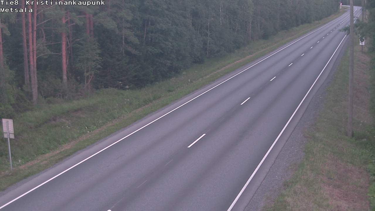 Kelikamerat Kuva Tie 8 Kristiinankaupunki, Metsälä, Kristiinankaupunki, Pohjanmaa
