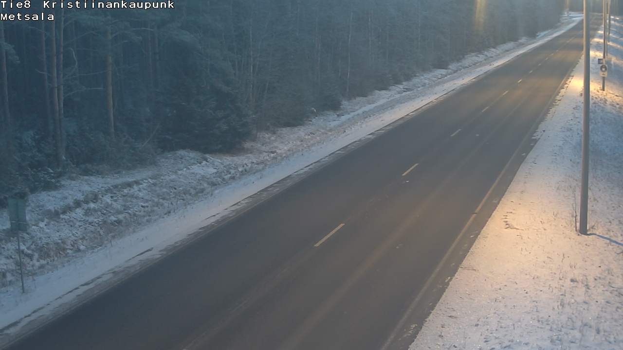 Weather Camera Image Road 8 Kristiinankaupunki Metsälä, Kristiinankaupunki, Pohjanmaa