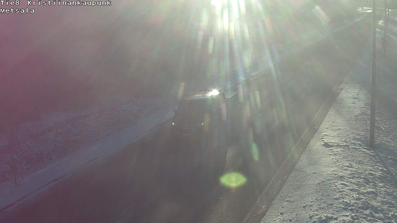 Weather Camera Image Road 8 Kristiinankaupunki Metsälä, Kristiinankaupunki, Pohjanmaa