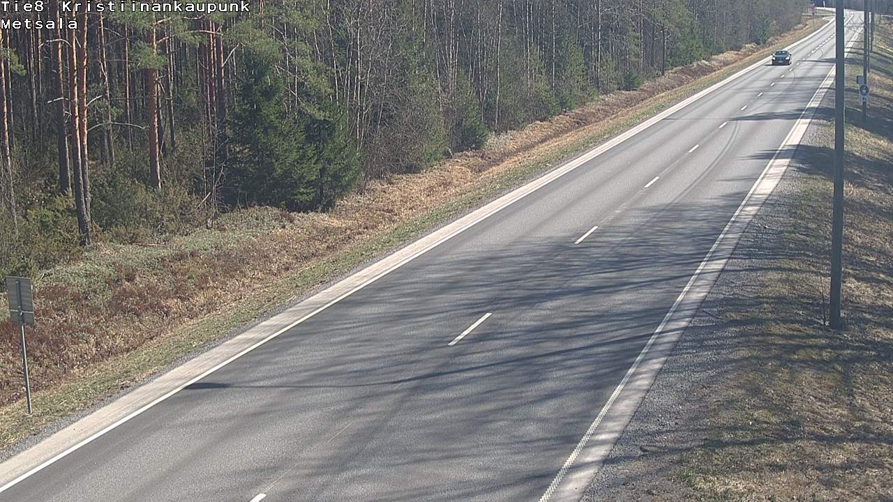 Weather Camera Image Väg 8 Kristinestad, Ömossa, Kristiinankaupunki, Pohjanmaa