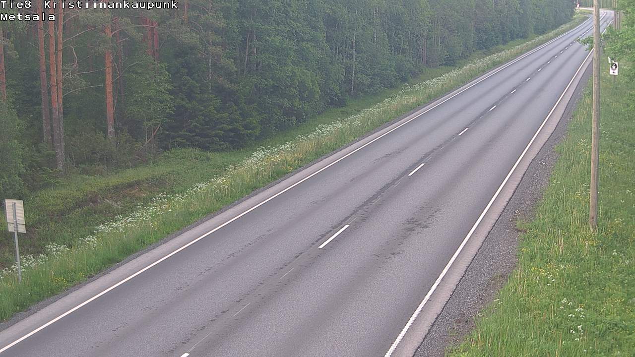 Kelikamerat Kuva Tie 8 Kristiinankaupunki, Metsälä, Kristiinankaupunki, Pohjanmaa