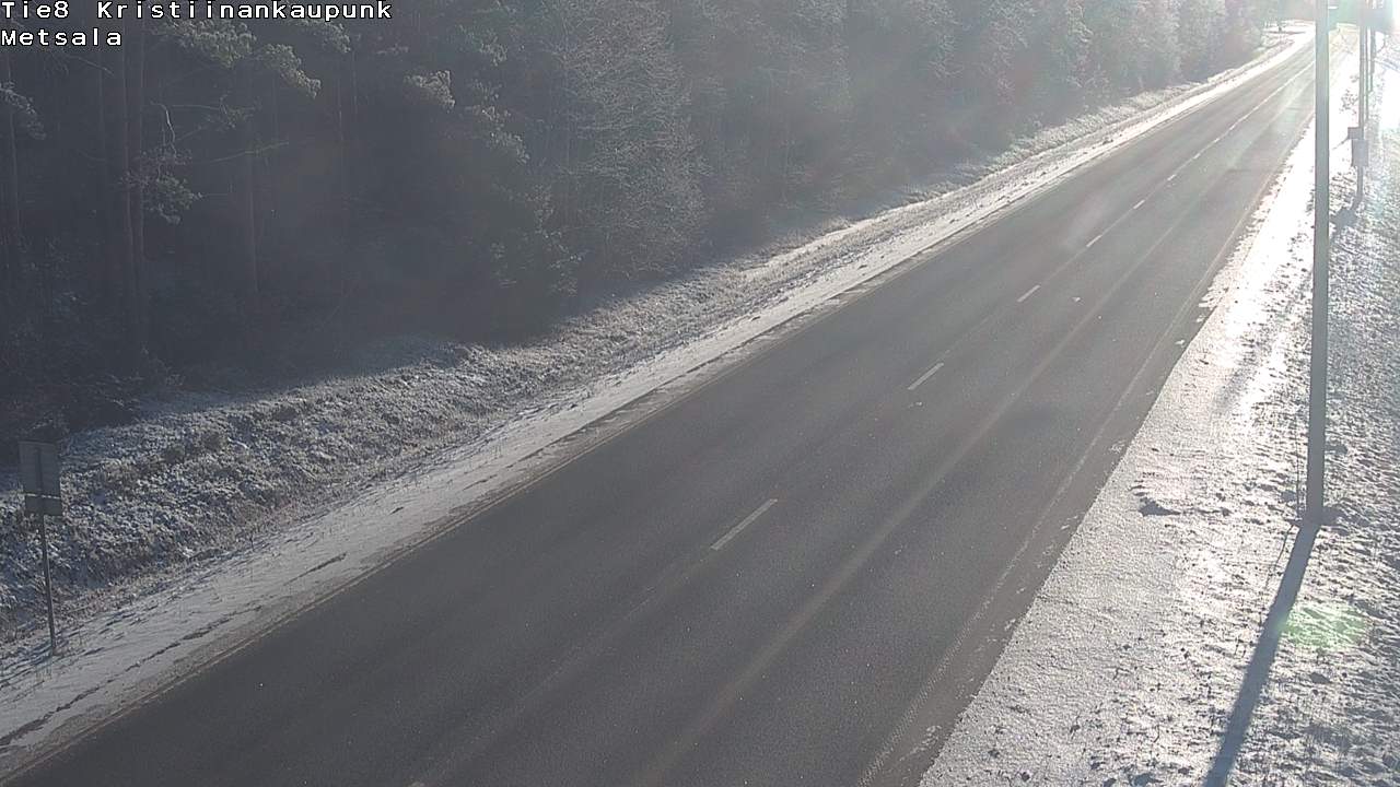 Weather Camera Image Road 8 Kristiinankaupunki Metsälä, Kristiinankaupunki, Pohjanmaa