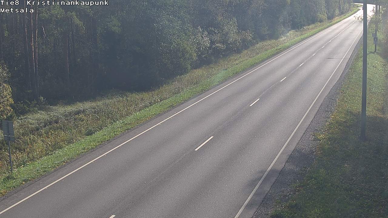 Weather Camera Image Road 8 Kristiinankaupunki Metsälä, Kristiinankaupunki, Pohjanmaa