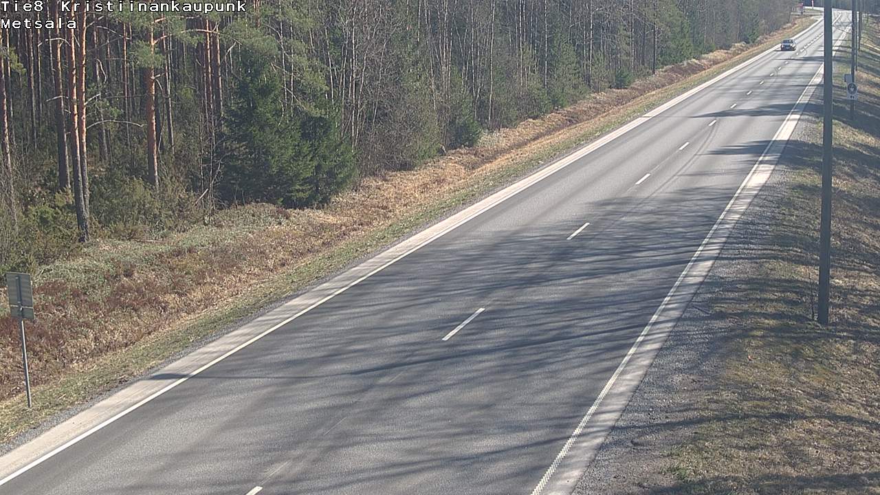 Weather Camera Image Väg 8 Kristinestad, Ömossa, Kristiinankaupunki, Pohjanmaa