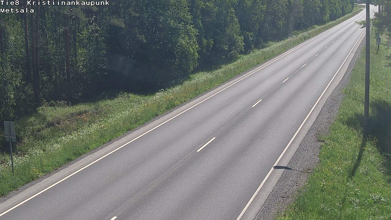 Weather Camera Image Väg 8 Kristinestad, Ömossa, Kristiinankaupunki, Pohjanmaa