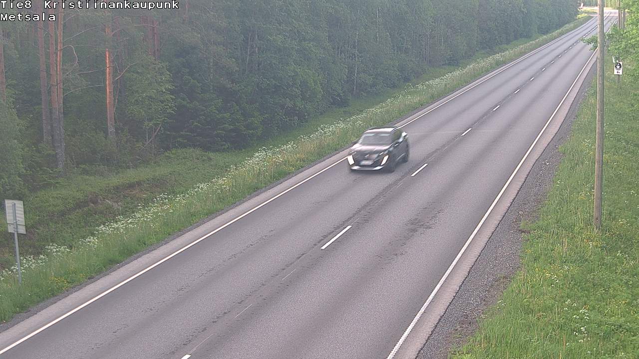 Kelikamerat Kuva Tie 8 Kristiinankaupunki, Metsälä, Kristiinankaupunki, Pohjanmaa