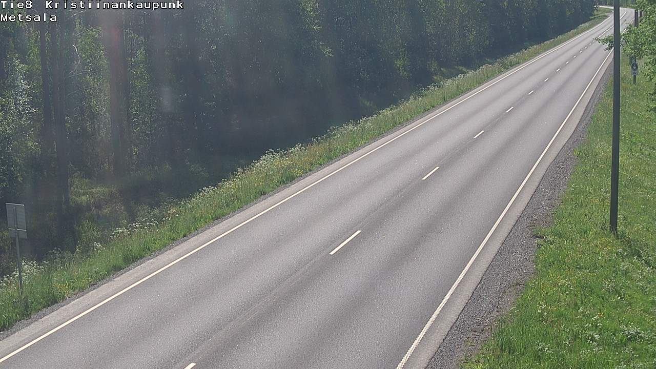 Weather Camera Image Väg 8 Kristinestad, Ömossa, Kristiinankaupunki, Pohjanmaa