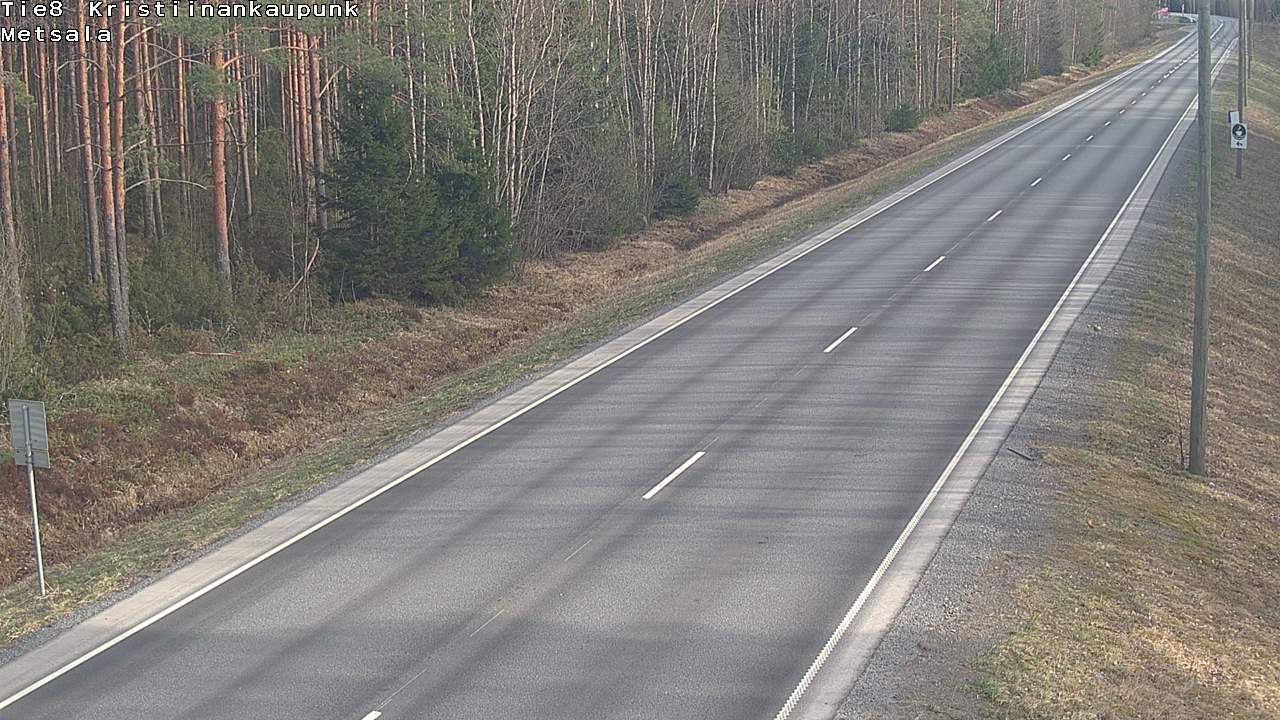 Weather Camera Image Väg 8 Kristinestad, Ömossa, Kristiinankaupunki, Pohjanmaa