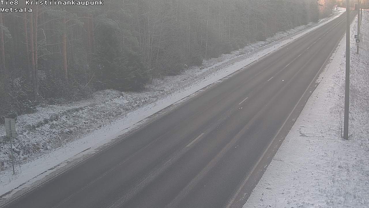 Weather Camera Image Road 8 Kristiinankaupunki Metsälä, Kristiinankaupunki, Pohjanmaa