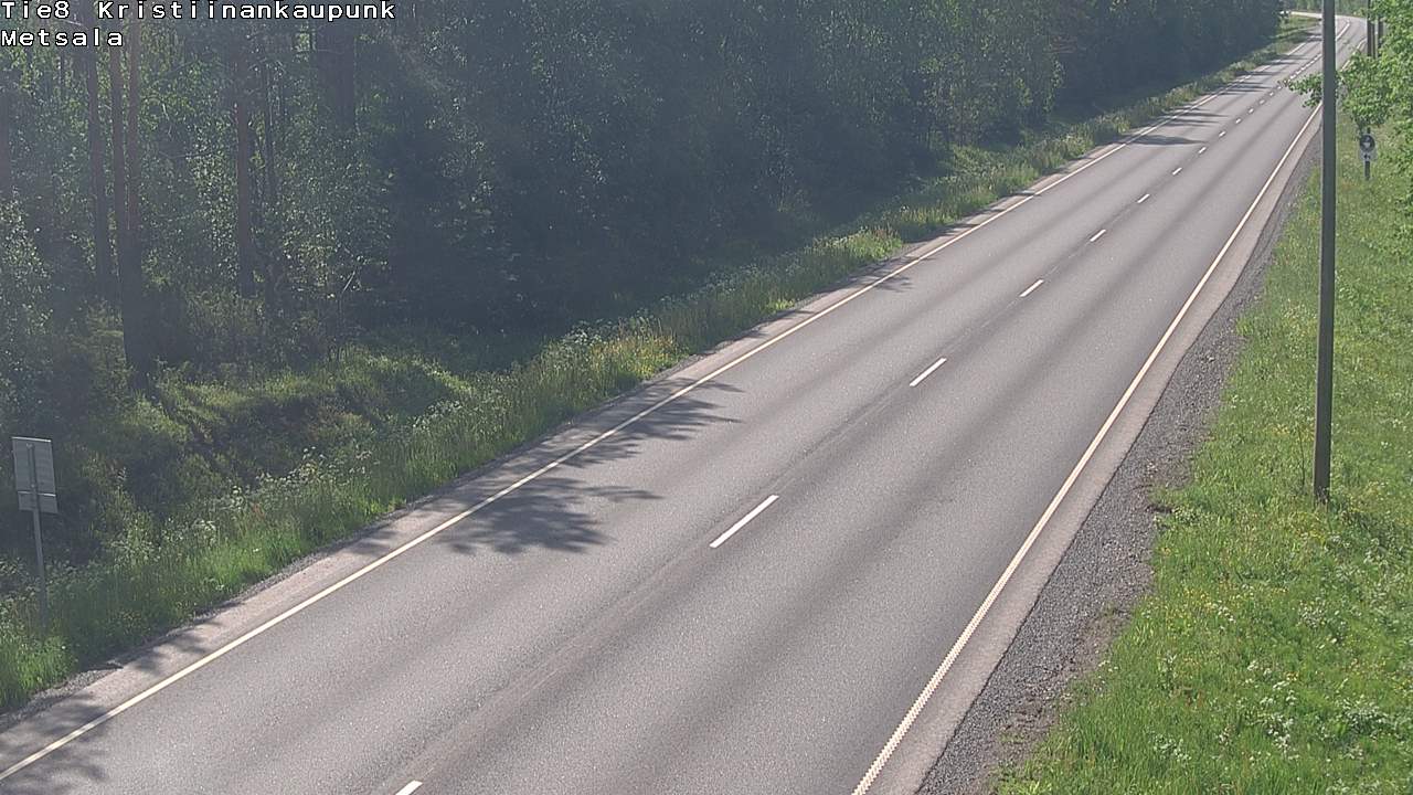 Weather Camera Image Väg 8 Kristinestad, Ömossa, Kristiinankaupunki, Pohjanmaa