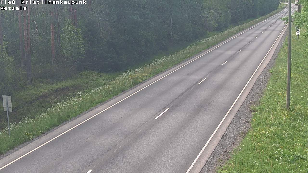 Weather Camera Image Väg 8 Kristinestad, Ömossa, Kristiinankaupunki, Pohjanmaa
