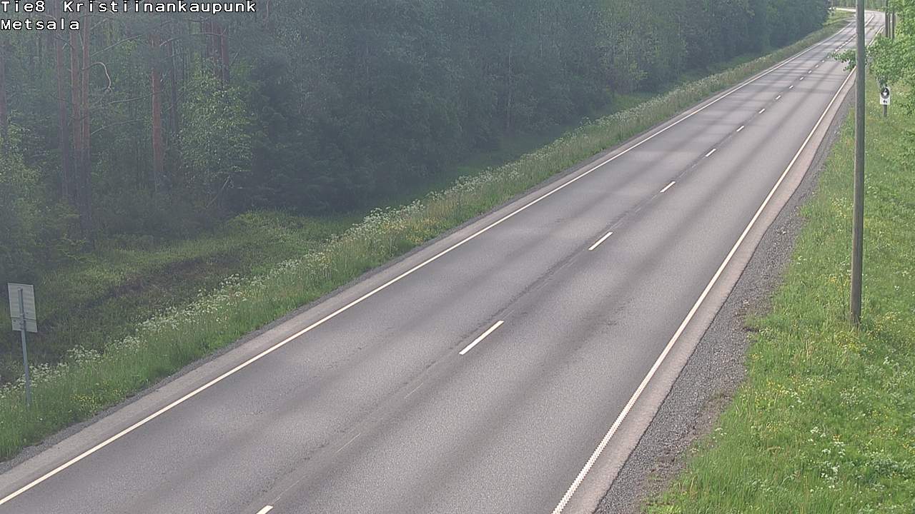 Weather Camera Image Väg 8 Kristinestad, Ömossa, Kristiinankaupunki, Pohjanmaa