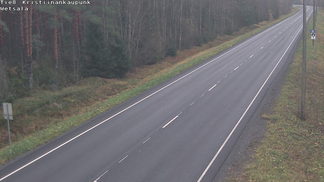Kelikamerat Kuva Tie 8 Kristiinankaupunki, Metsälä, Kristiinankaupunki, Pohjanmaa