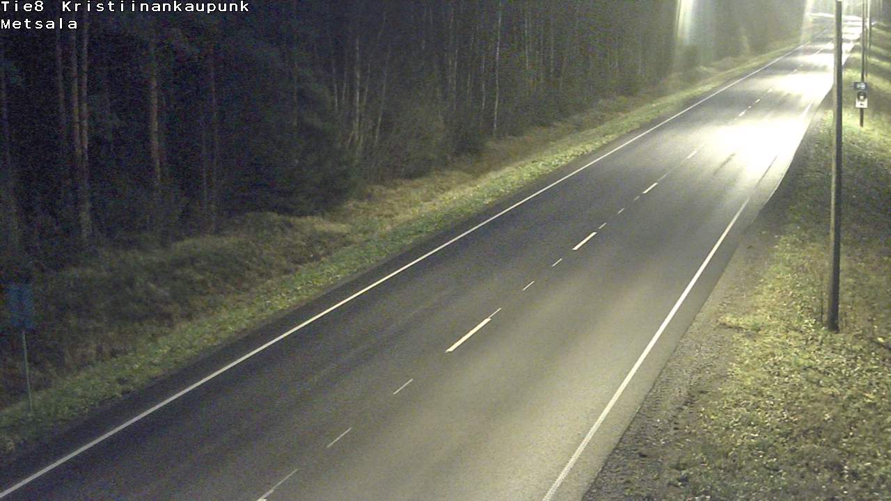Kelikamerat Kuva Tie 8 Kristiinankaupunki, Metsälä, Kristiinankaupunki, Pohjanmaa