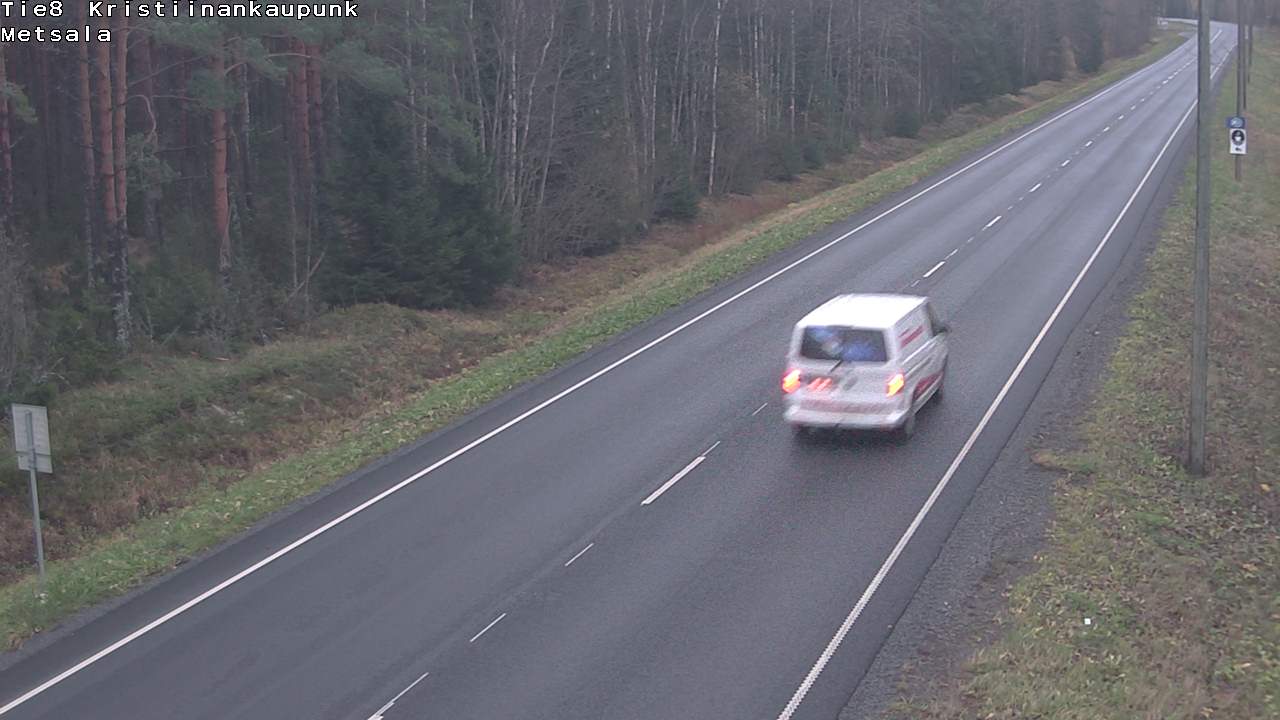 Kelikamerat Kuva Tie 8 Kristiinankaupunki, Metsälä, Kristiinankaupunki, Pohjanmaa