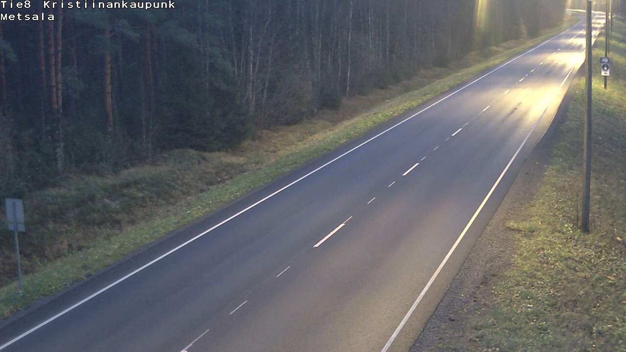 Kelikamerat Kuva Tie 8 Kristiinankaupunki, Metsälä, Kristiinankaupunki, Pohjanmaa