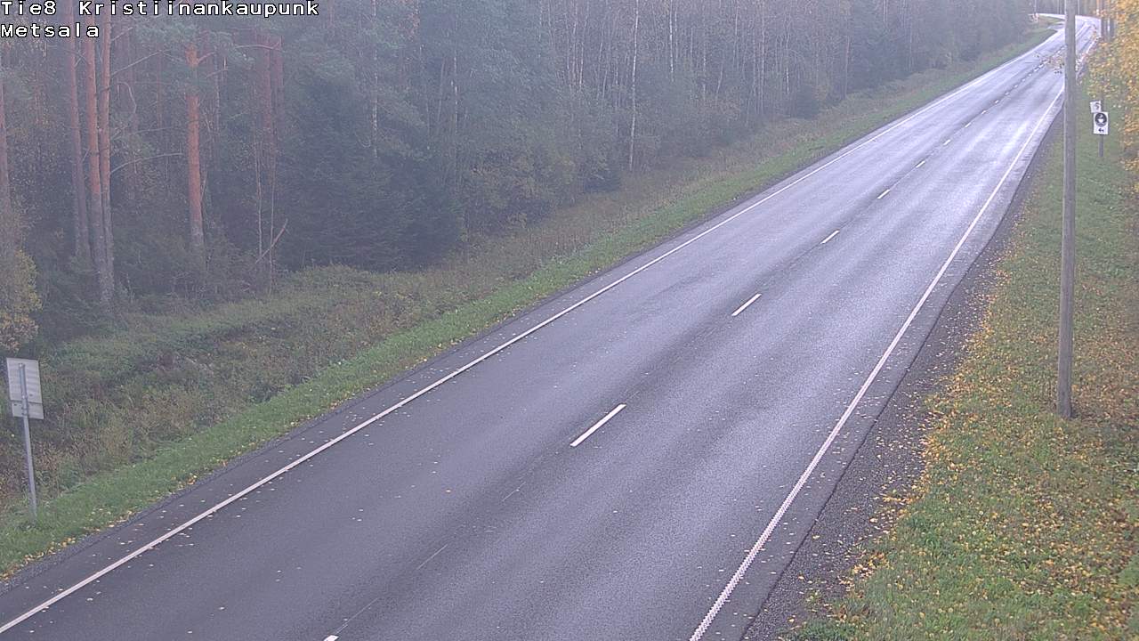 Weather Camera Image Väg 8 Kristinestad, Ömossa, Kristiinankaupunki, Pohjanmaa
