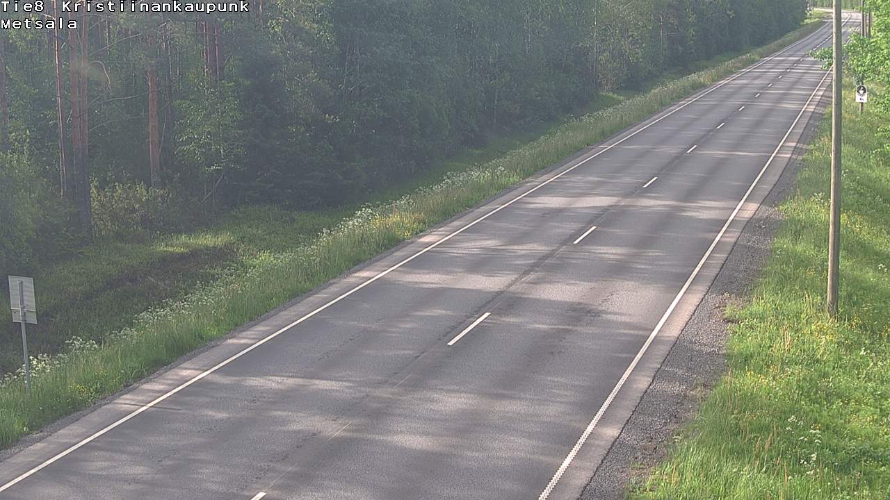 Weather Camera Image Väg 8 Kristinestad, Ömossa, Kristiinankaupunki, Pohjanmaa