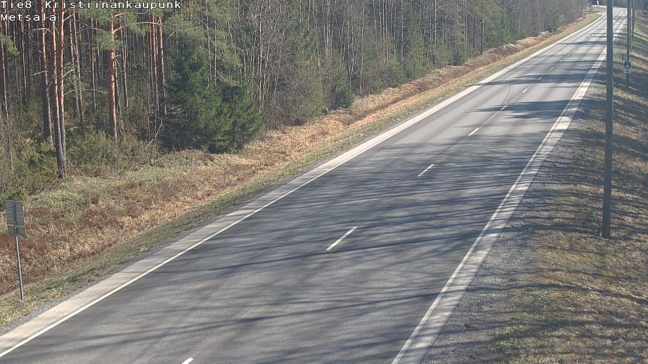 Weather Camera Image Väg 8 Kristinestad, Ömossa, Kristiinankaupunki, Pohjanmaa