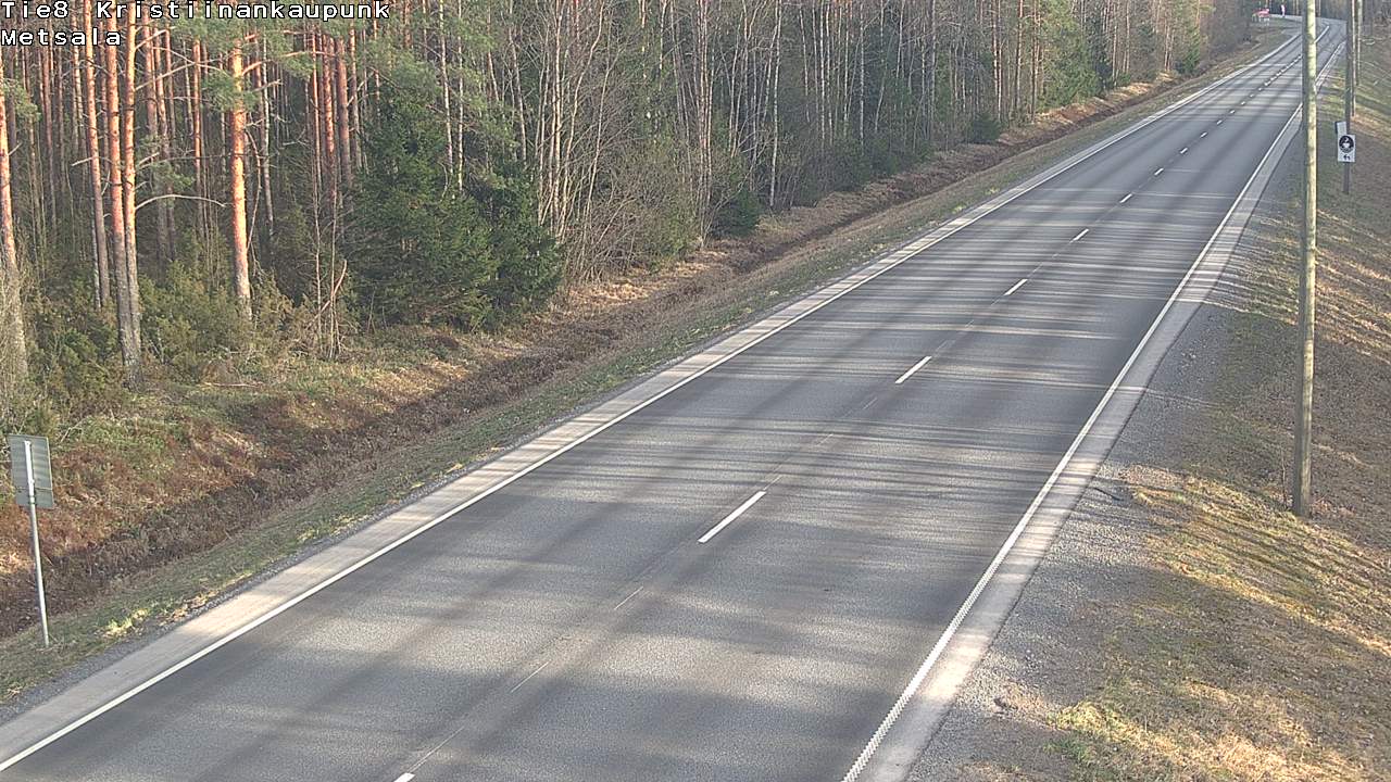 Weather Camera Image Väg 8 Kristinestad, Ömossa, Kristiinankaupunki, Pohjanmaa