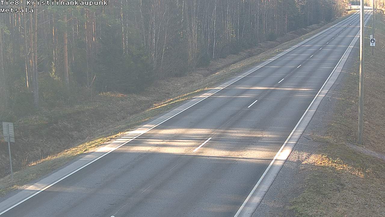 Weather Camera Image Väg 8 Kristinestad, Ömossa, Kristiinankaupunki, Pohjanmaa