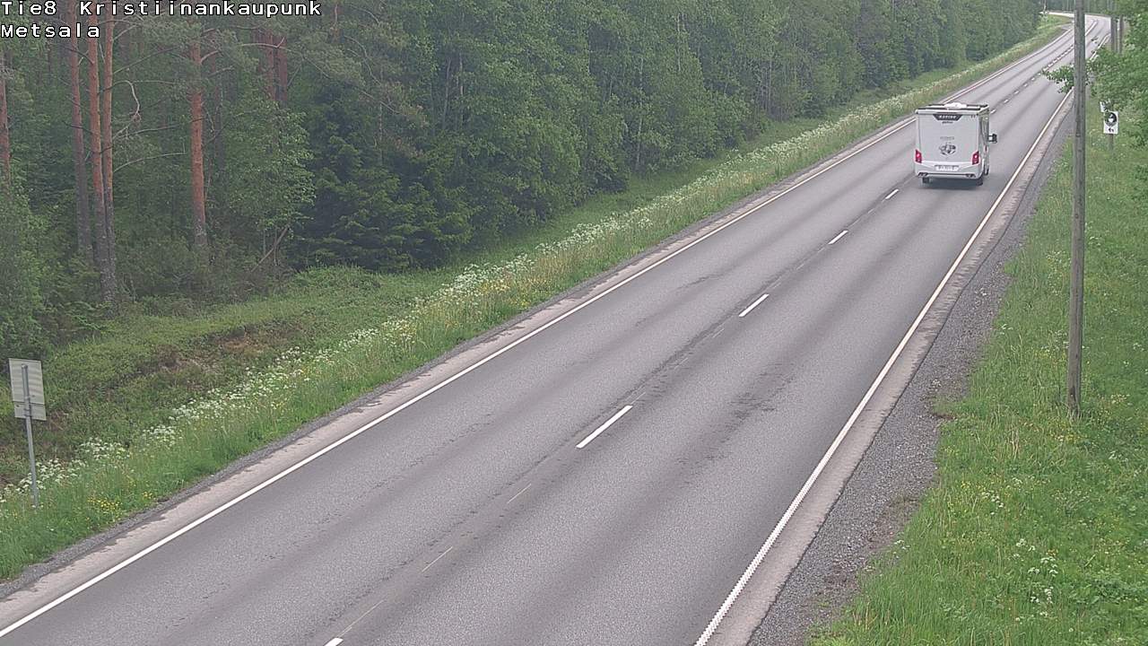 Kelikamerat Kuva Tie 8 Kristiinankaupunki, Metsälä, Kristiinankaupunki, Pohjanmaa