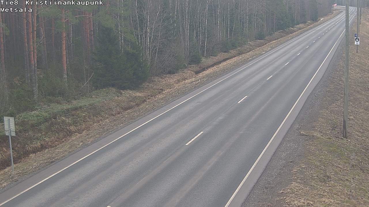 Weather Camera Image Road 8 Kristiinankaupunki Metsälä, Kristiinankaupunki, Pohjanmaa