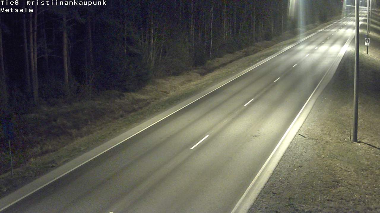 Weather Camera Image Road 8 Kristiinankaupunki Metsälä, Kristiinankaupunki, Pohjanmaa