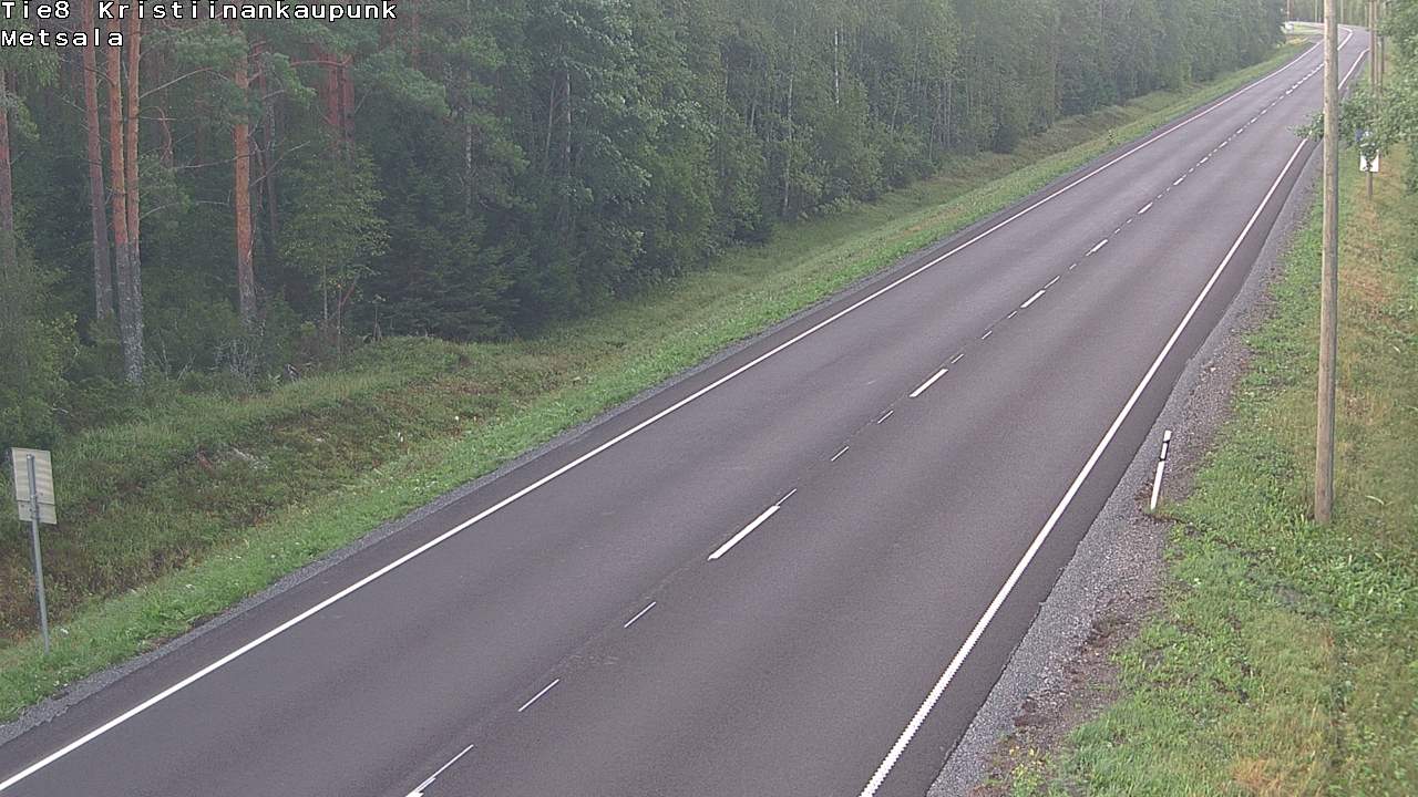 Kelikamerat Kuva Tie 8 Kristiinankaupunki, Metsälä, Kristiinankaupunki, Pohjanmaa