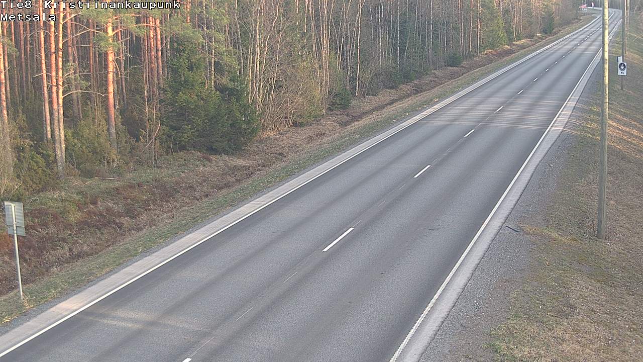 Weather Camera Image Väg 8 Kristinestad, Ömossa, Kristiinankaupunki, Pohjanmaa