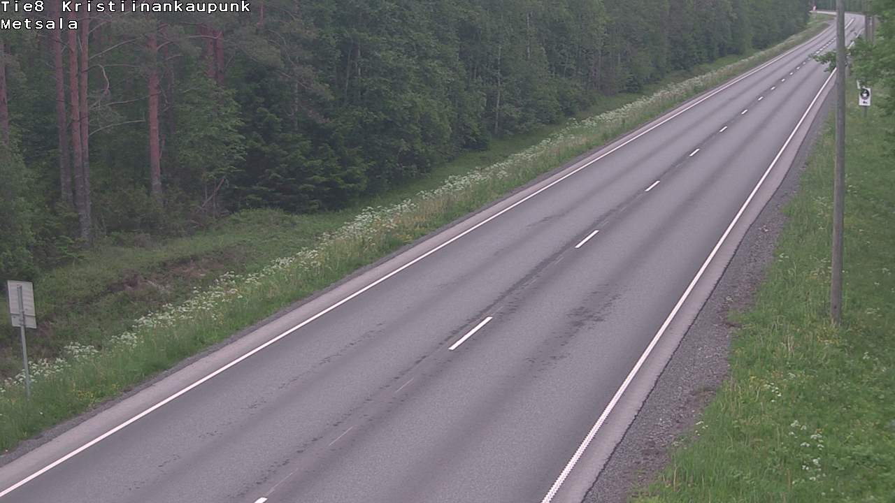 Kelikamerat Kuva Tie 8 Kristiinankaupunki, Metsälä, Kristiinankaupunki, Pohjanmaa