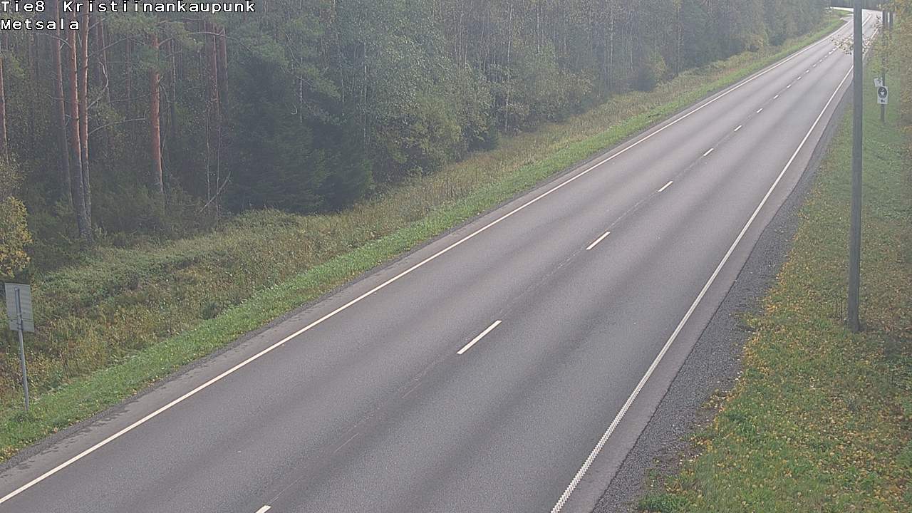 Weather Camera Image Road 8 Kristiinankaupunki Metsälä, Kristiinankaupunki, Pohjanmaa