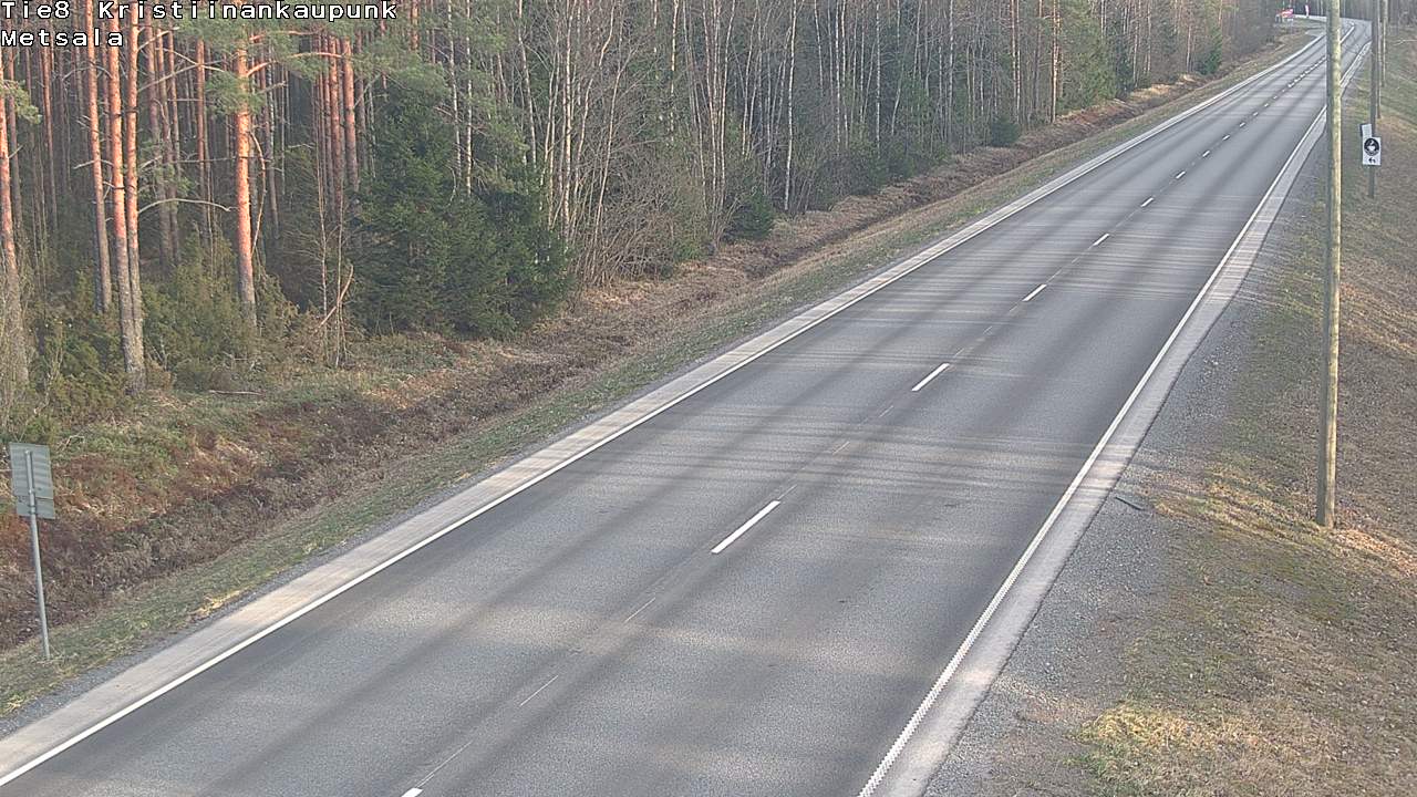 Weather Camera Image Väg 8 Kristinestad, Ömossa, Kristiinankaupunki, Pohjanmaa