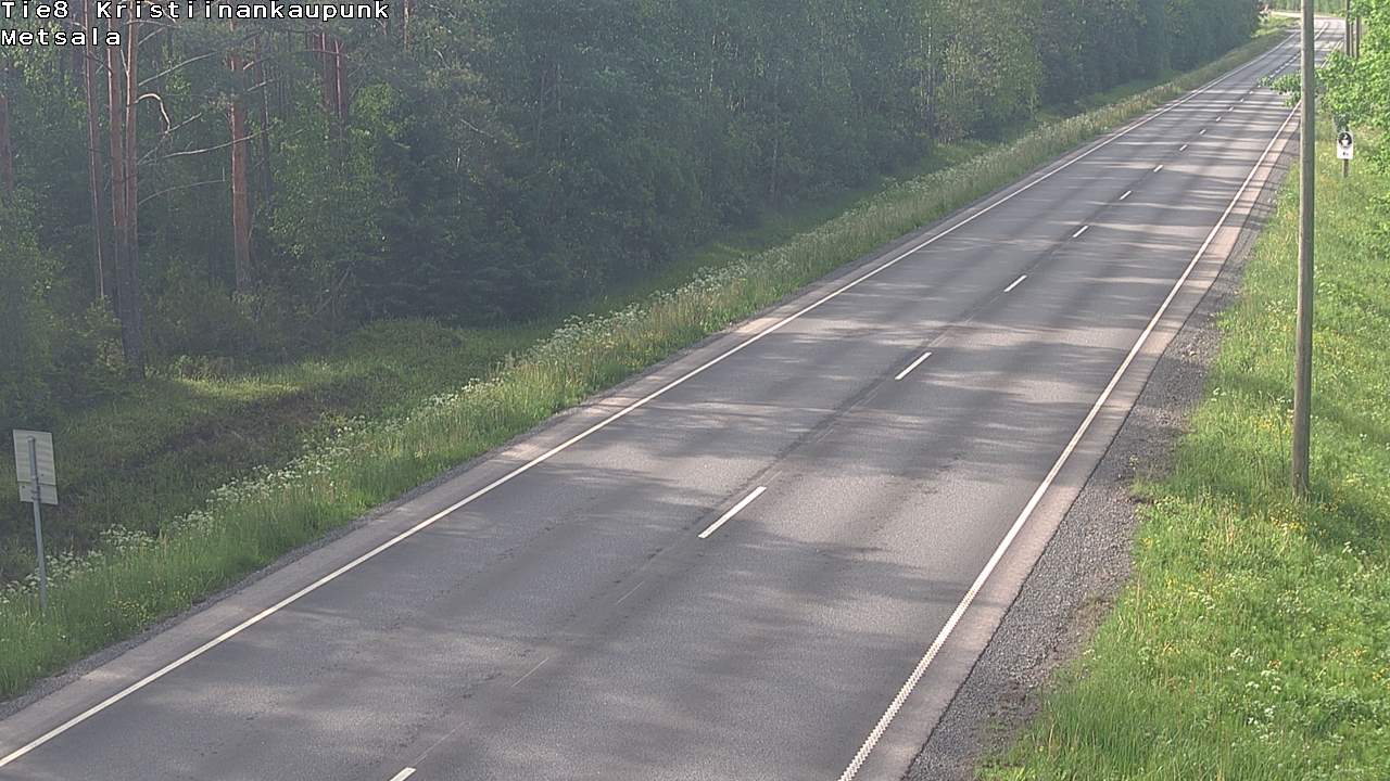 Weather Camera Image Väg 8 Kristinestad, Ömossa, Kristiinankaupunki, Pohjanmaa