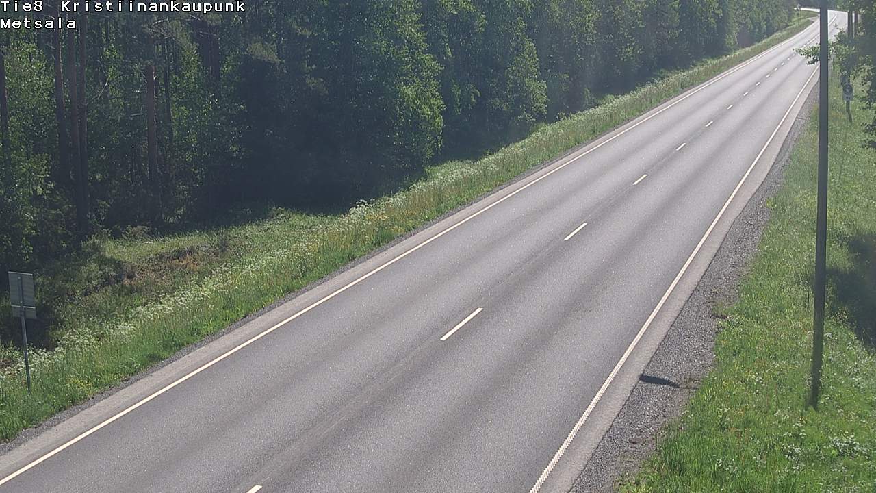 Weather Camera Image Väg 8 Kristinestad, Ömossa, Kristiinankaupunki, Pohjanmaa