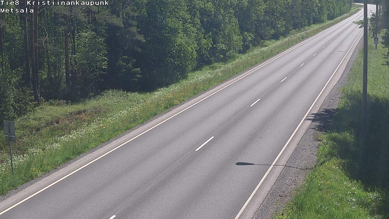 Weather Camera Image Väg 8 Kristinestad, Ömossa, Kristiinankaupunki, Pohjanmaa