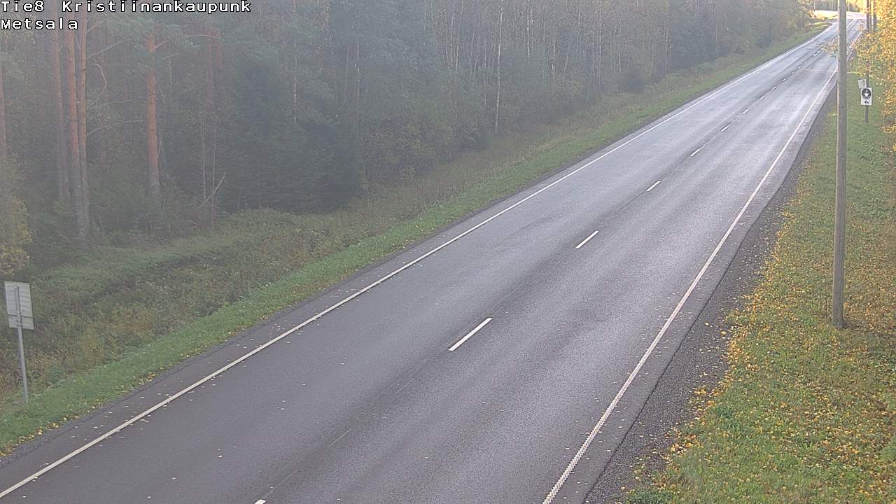 Weather Camera Image Road 8 Kristiinankaupunki Metsälä, Kristiinankaupunki, Pohjanmaa