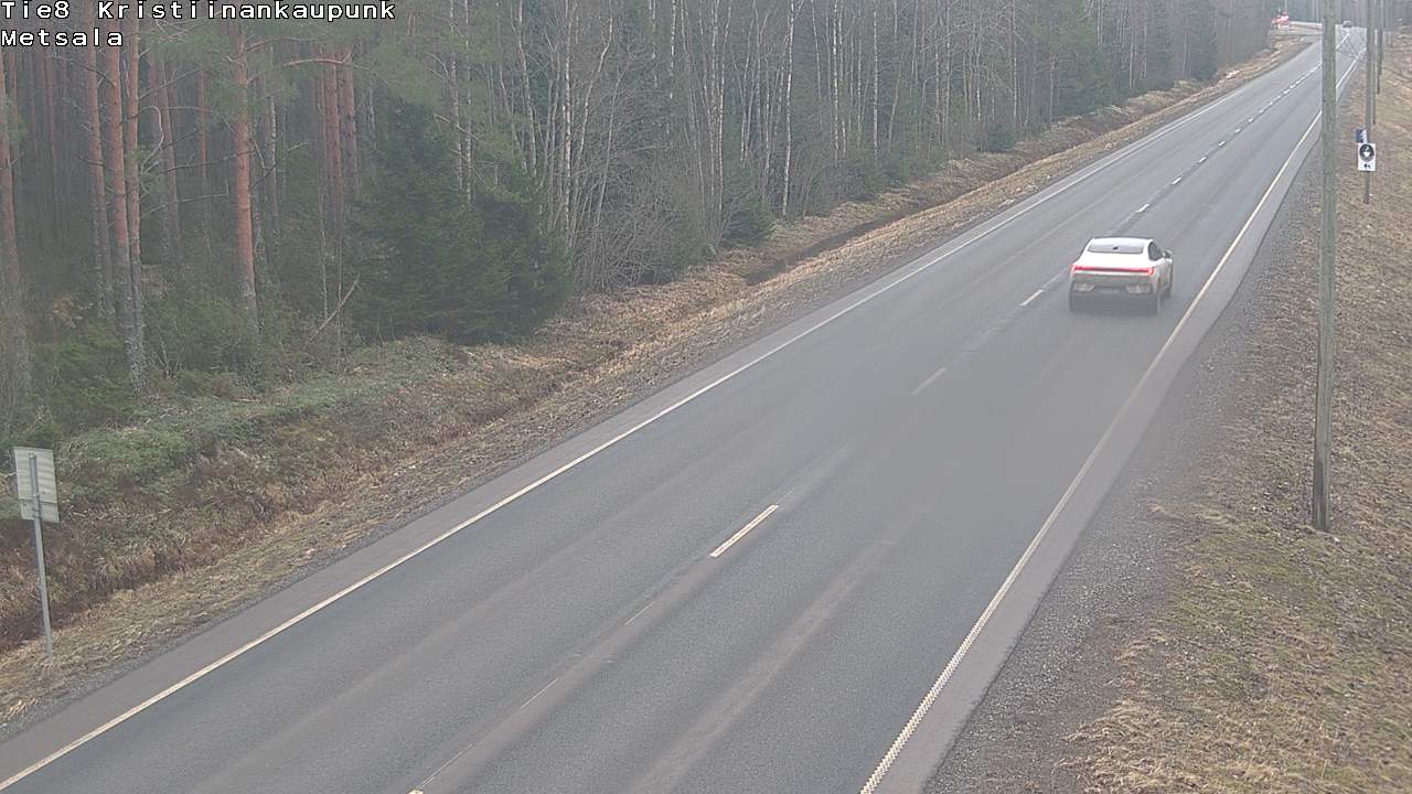 Kelikamerat Kuva Tie 8 Kristiinankaupunki, Metsälä, Kristiinankaupunki, Pohjanmaa