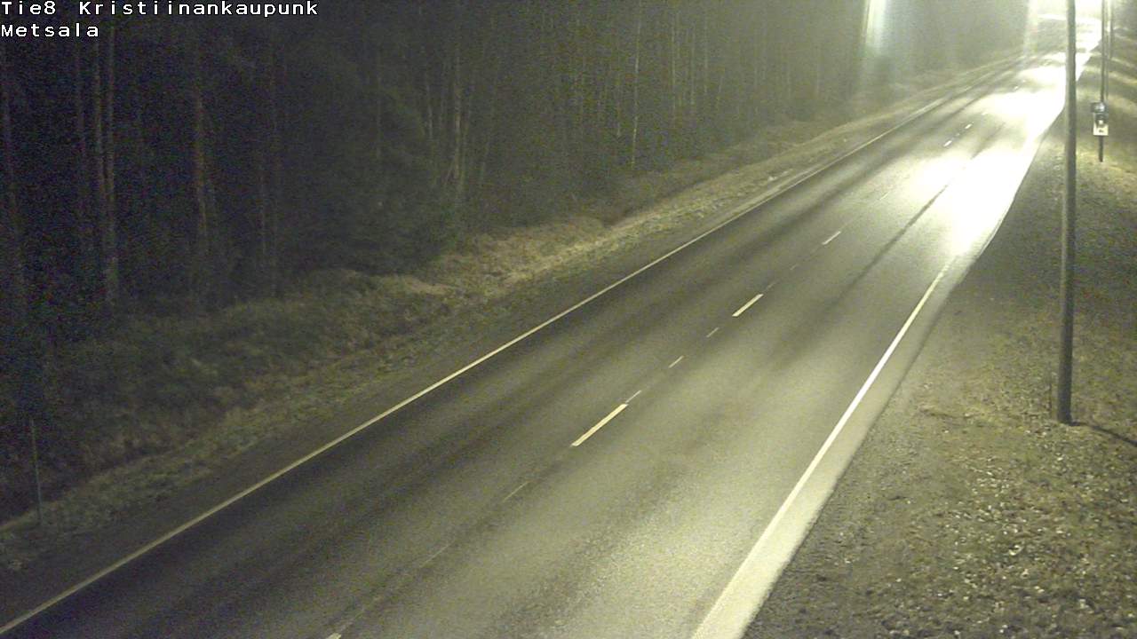 Weather Camera Image Väg 8 Kristinestad, Ömossa, Kristiinankaupunki, Pohjanmaa