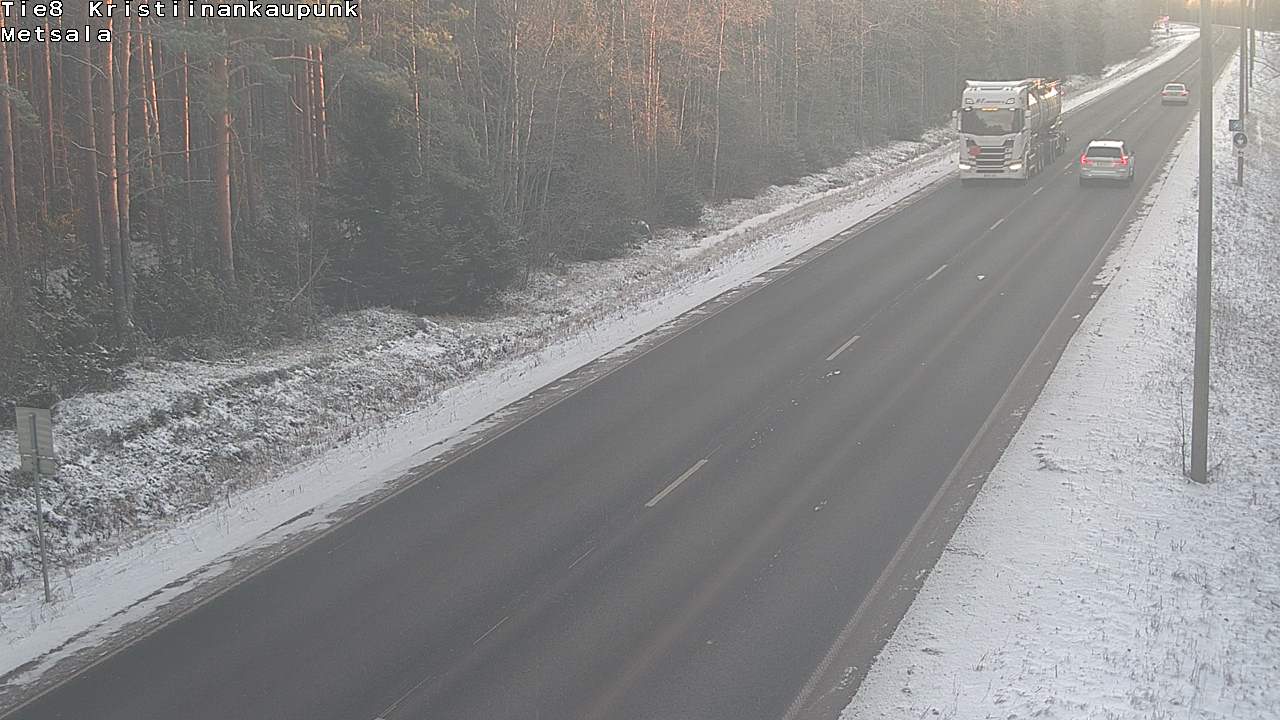 Kelikamerat Kuva Tie 8 Kristiinankaupunki, Metsälä, Kristiinankaupunki, Pohjanmaa