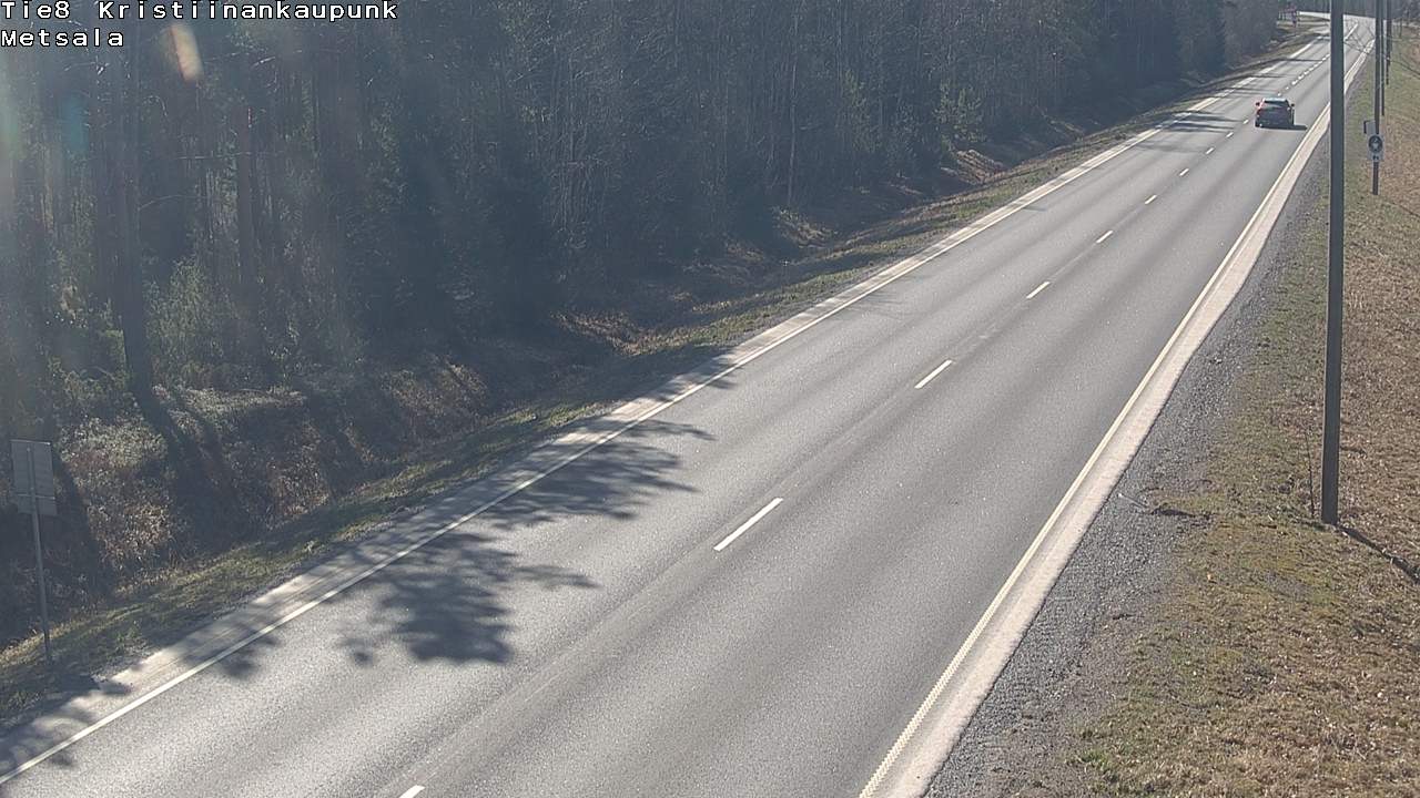 Weather Camera Image Väg 8 Kristinestad, Ömossa, Kristiinankaupunki, Pohjanmaa