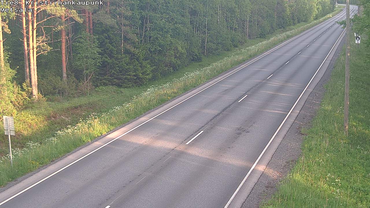 Kelikamerat Kuva Tie 8 Kristiinankaupunki, Metsälä, Kristiinankaupunki, Pohjanmaa