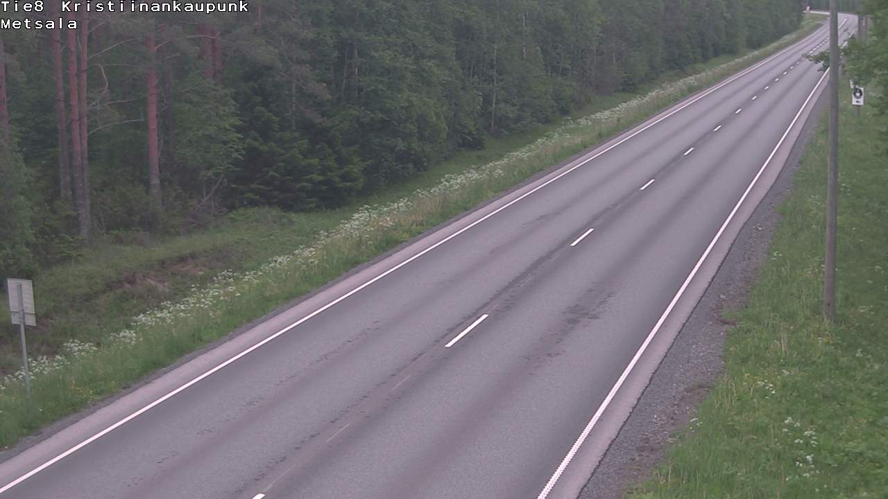 Kelikamerat Kuva Tie 8 Kristiinankaupunki, Metsälä, Kristiinankaupunki, Pohjanmaa